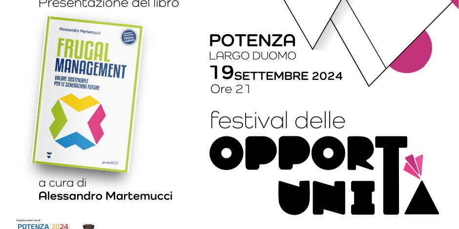 presentazione libro frugal management al festival delle opportunità