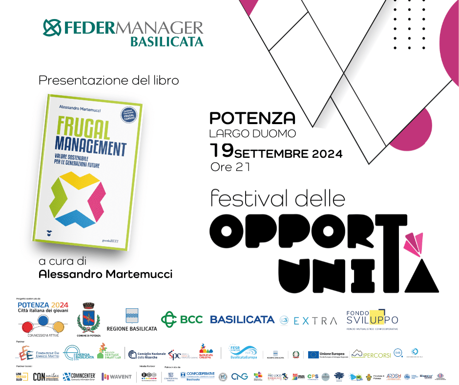 presentazione libro frugal management al festival delle opportunità