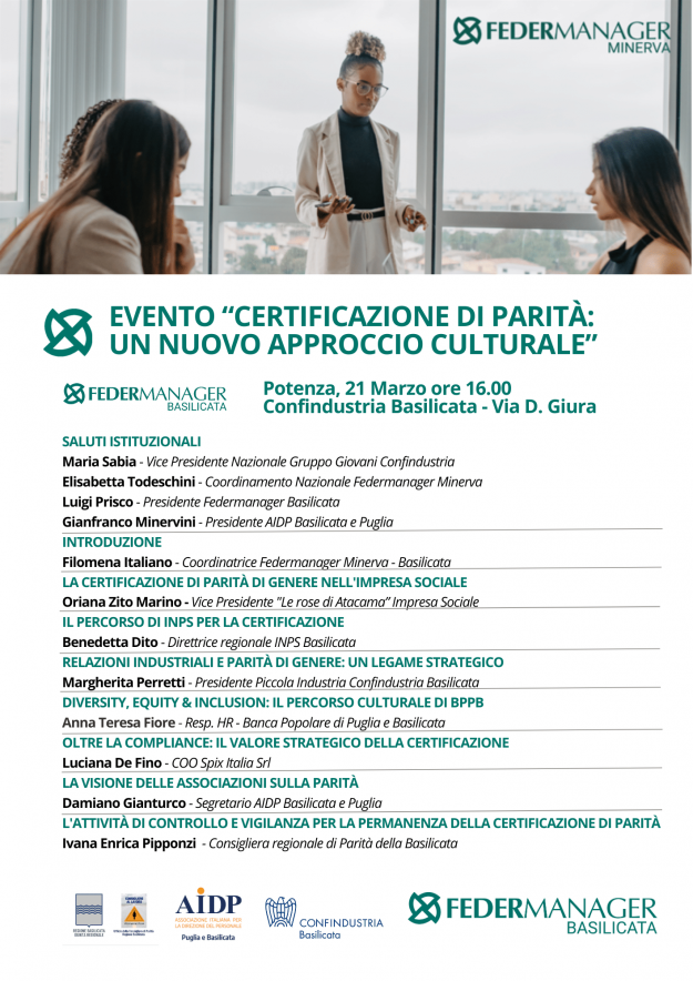 Evento-Federmanager-Minerva-certificazione-di-parità certificazione di parità evento