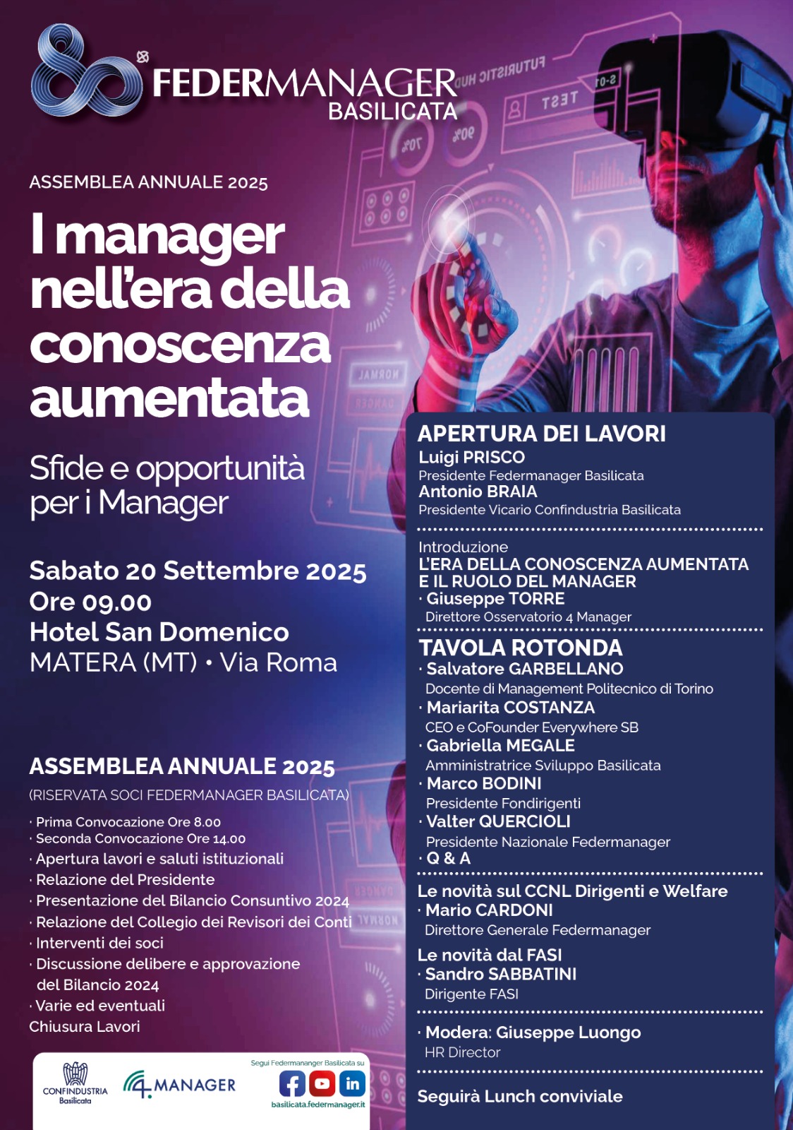 Federmanager Assemblea Annuale 2025 Federmanager Assemblea Annuale 2025