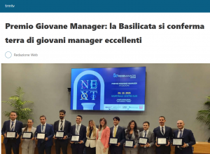 La carta stampata e i blog celebrano il successo dei Manager Lucani al Premio Giovane Manager