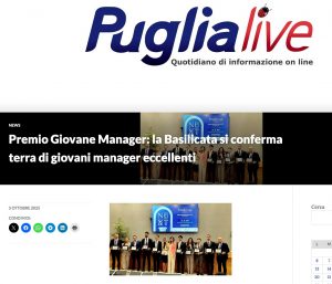 La carta stampata e i blog celebrano il successo dei Manager Lucani al Premio Giovane Manager