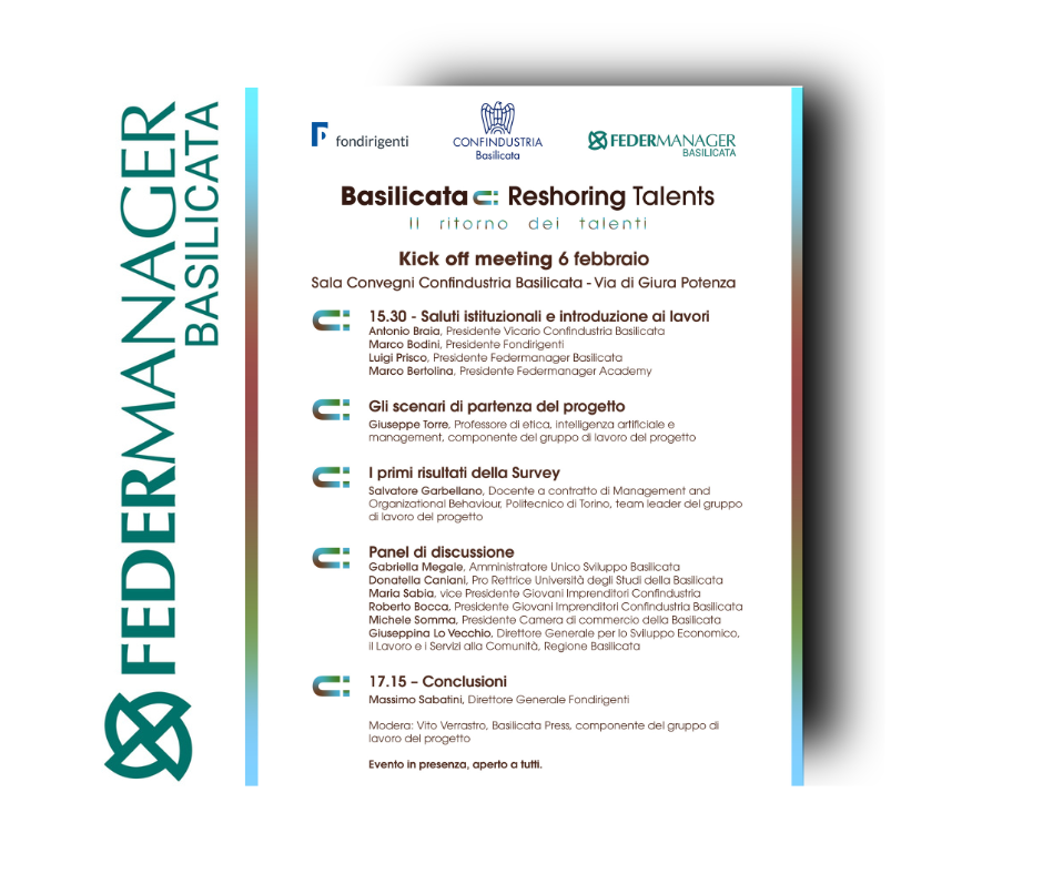 basilicata reshoring talents federmanager basilicata